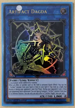 Yu-Gi-Oh! Artifact Dagda DUOV-EN019 Ultra Rare 1st Ed - Image 1