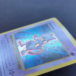 Pokemon Mewtwo Holo Rare 60 HP Basic Base Set Shadowless Unlimited 010/102 Card - Image 3