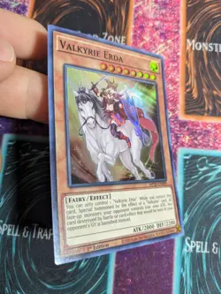 Yu-Gi-Oh! Valkyrie Erda MP20-EN089 1st Edition Super Rare NM - Image 2