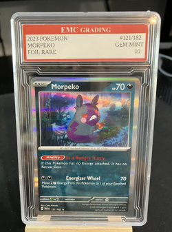MORPEKO 2023 Holo #121/182 Pokemon Card GRADED 10 TCG CCG - Image 1
