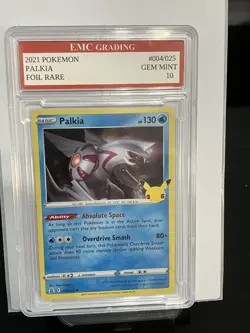 PALKIA #004/025 HOLO RARE FOIL Pokemon 2021 Card GRADED 10 MINT TCG CCG - Image 1