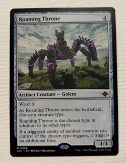 Magic the Gathering Roaming Throne Card the Lost Caverns of Ixalan Card 258 - Image 1