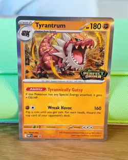 Tyrantrum Perfect Order Pre-Release Promo Card 066 - Image 1