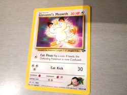 GIOVANNI'S MEOWTH 72/132 POKEMON CARD (GYN CHALLENGE SET) non-holo. - Image 1