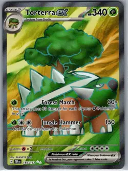 Torterra ex 185/162 SV05: Temporal Forces - Pokemon Card - NM - Image 1