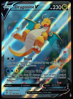 Pokemon card Dragonite V (Alternate Full Art) - SWSH07: Evolving Skies (SWSH07) - Image 1