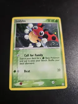 NM+ Ledyba 64/109 Common Reverse Holo Stamped Team Rocket Returns Pokemon Card - Image 1