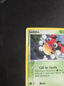NM+ Ledyba 64/109 Common Reverse Holo Stamped Team Rocket Returns Pokemon Card - Image 4