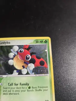NM+ Ledyba 64/109 Common Reverse Holo Stamped Team Rocket Returns Pokemon Card - Image 5