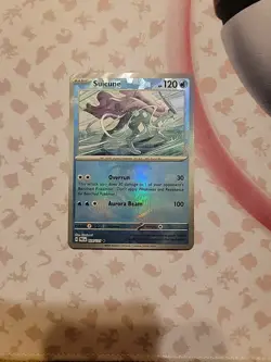 Pokemon TCG Suicune Master Ball Pattern Prismatic Evolutions Holo Card 024/131 - Image 1