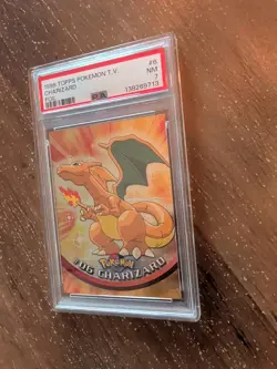 1999 Topps Pokemon TV Foil #6 Charizard Trading Card PSA 7 - Image 4