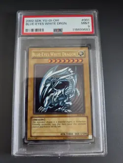 🔥 PSA 9 - MINT Blue-Eyes White Dragon SDK-001 Starter Deck: Kaiba - Image 1