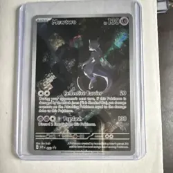 Pokemon Mewtwo 052 Scarlet & Violet Promo Holo Card 130 HP Psyslash - Image 1