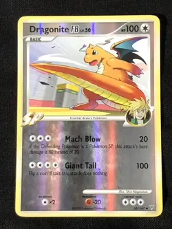 Pokemon 2009 Dragonite FB LV. 50 Supreme Victors Reverse Holo Card 56/147 - Image 1