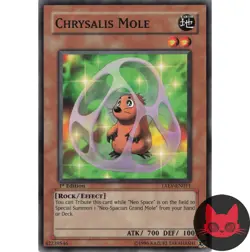 Yugioh Chrysalis Mole TAEV-EN011 Common 1st Edition LP - Image 1