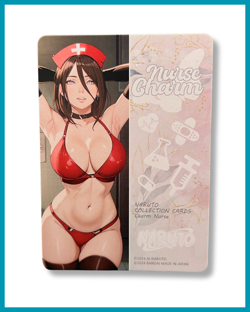 Hanabi Hyuga Naruto Shippuden Nurse Charm Custom Waifu Card Goddess Story - Image 2