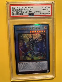 YuGiOh ILLUSION OF CHAOS #RA02-EN020🔥PSA 10 GEM🔥1st EDITION-2024 ULTIMATE RARE - Image 3