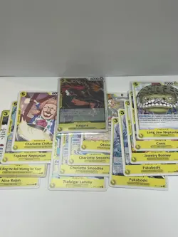 One Piece CCG English Bulk Lot 80+ Cards Including 6 Foils All Colors All NM - Image 3
