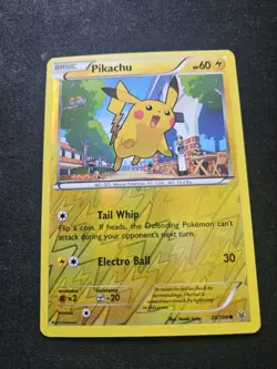 Pikachu 20/108 XY Roaring Skies Reverse Holo Common Pokemon Card - Image 1
