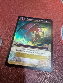 World of Warcraft Wow TCG The Footsteps of Illidan Loot Card Unscratched - Image 1