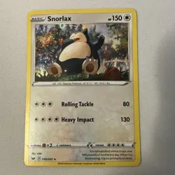 Snorlax 140/202 - Sword & Shield Promo - Cosmos Holo Pokemon Card - Image 1