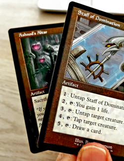 MTG: Ashnod's Altar, Staff of Domination, +2 moreThe Brothers' War: Retro Frame - Image 4