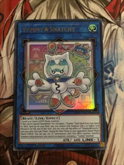 YUGIOH YUMMY SNATCHY ULTRA RARE 1ST NEAR MINT JUSH-EN022 - Image 1