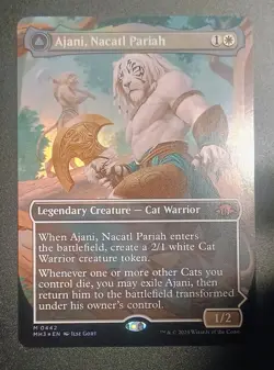 Ajani, Nacatl Pariah Modern Horizons 3 (0442) EN - Borderless MTG Magic FOIL - Image 1