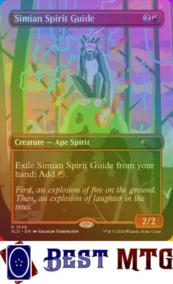 Magic The Gathering MTG Simian Spirit Guide 1548* Foil NM Secret Lair Drop - Image 1