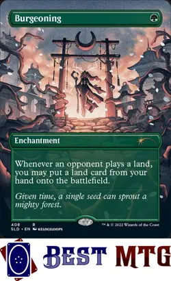 Magic The Gathering MTG Burgeoning 408 Foil NM Secret Lair Drop - Image 1