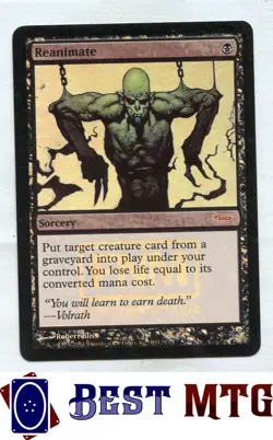 Magic The Gathering MTG Reanimate 10 Foil #B Friday Night Magic 2004 - Image 1
