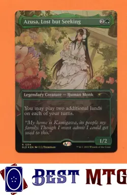 Magic The Gathering MTG Azusa, Lost but Seeking 1234 Foil #A Secret Lair Drop - Image 1