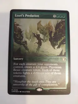 Ezuri's Predation (Foil Etched) Commander Masters Foil - Image 1