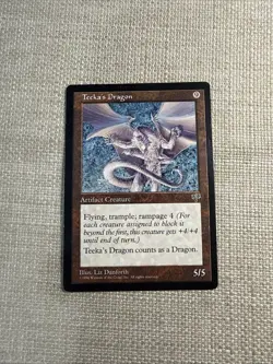 MTG Magic the Gathering Teeka's Dragon (320/351) Mirage LP - Image 1