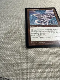 MTG Magic the Gathering Teeka's Dragon (320/351) Mirage LP - Image 2