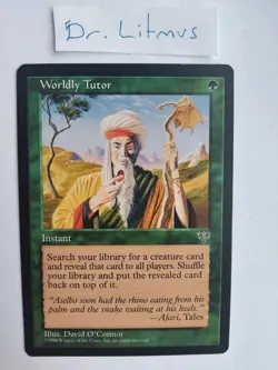 1x Worldy Tutor Mirage MTG Great Condition - Image 1