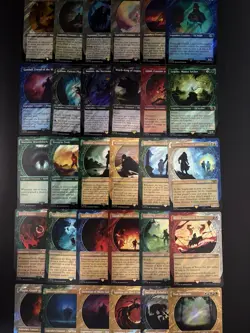 Lot of 30 MTG LTR Showcase Surge Foil Complete Set Lord of the Rings - Image 1