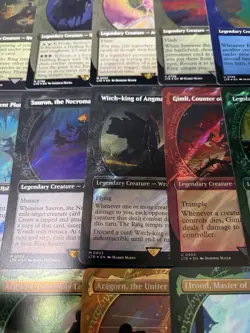 Lot of 30 MTG LTR Showcase Surge Foil Complete Set Lord of the Rings - Image 5
