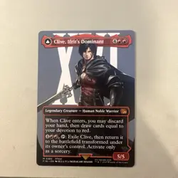 Clive, Ifrit's Dominant (0385) (Borderless) - Final Fantasy (FIN) NM MTG - Image 1