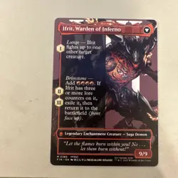 Clive, Ifrit's Dominant (0385) (Borderless) - Final Fantasy (FIN) NM MTG - Image 2