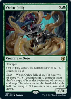 Ochre Jelly - Foil NM, English MTG Adventures in the Forgotten Realms - Image 1