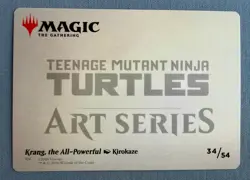 Krang, The All-Powerful - MTG Art Series: Teenage Mutant Ninja Turtles 34/54 - Image 2