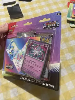Pokemon TCG Scarlet Violet Prismatic Evolutions Tech Sticker Collection Sylveon - Image 3