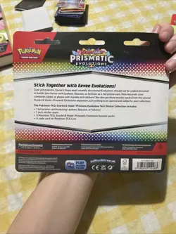 Pokemon TCG Scarlet Violet Prismatic Evolutions Tech Sticker Collection Sylveon - Image 4