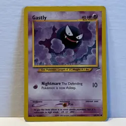 Pokemon TCG Gastly 65/105 Neo Destiny Set - Common LP - Image 1