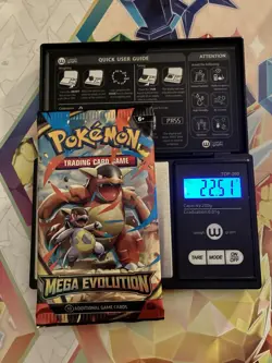 (HEAVY) 22.51g Pokemon TCG Mega Evolution Booster Pack (SEALED)✅ - Image 1