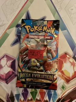 (HEAVY) 22.51g Pokemon TCG Mega Evolution Booster Pack (SEALED)✅ - Image 2