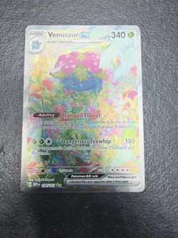 Pokemon TCG Venusaur EX Full Art 198/165 Scarlet & Violet 151 Card - Image 2