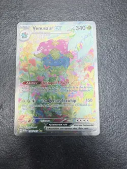 Pokemon TCG Venusaur EX Full Art 198/165 Scarlet & Violet 151 Card - Image 3