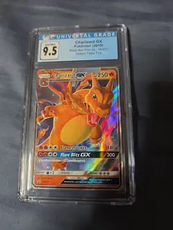 Pokemon Card Graded Charizard GX Black Star Promo SM211 Hidden Fates Tin 9.5 CGC - Image 1